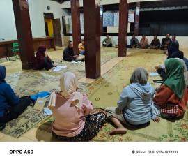 Rapat koordinasi persiapan musyawarah padukuhan
